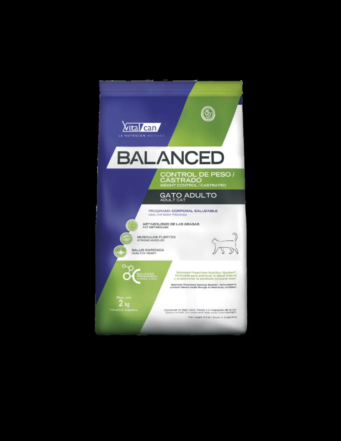Balanced Gato Control de Peso / Castrado 7,5 kg.*Vitalcan Outlet
