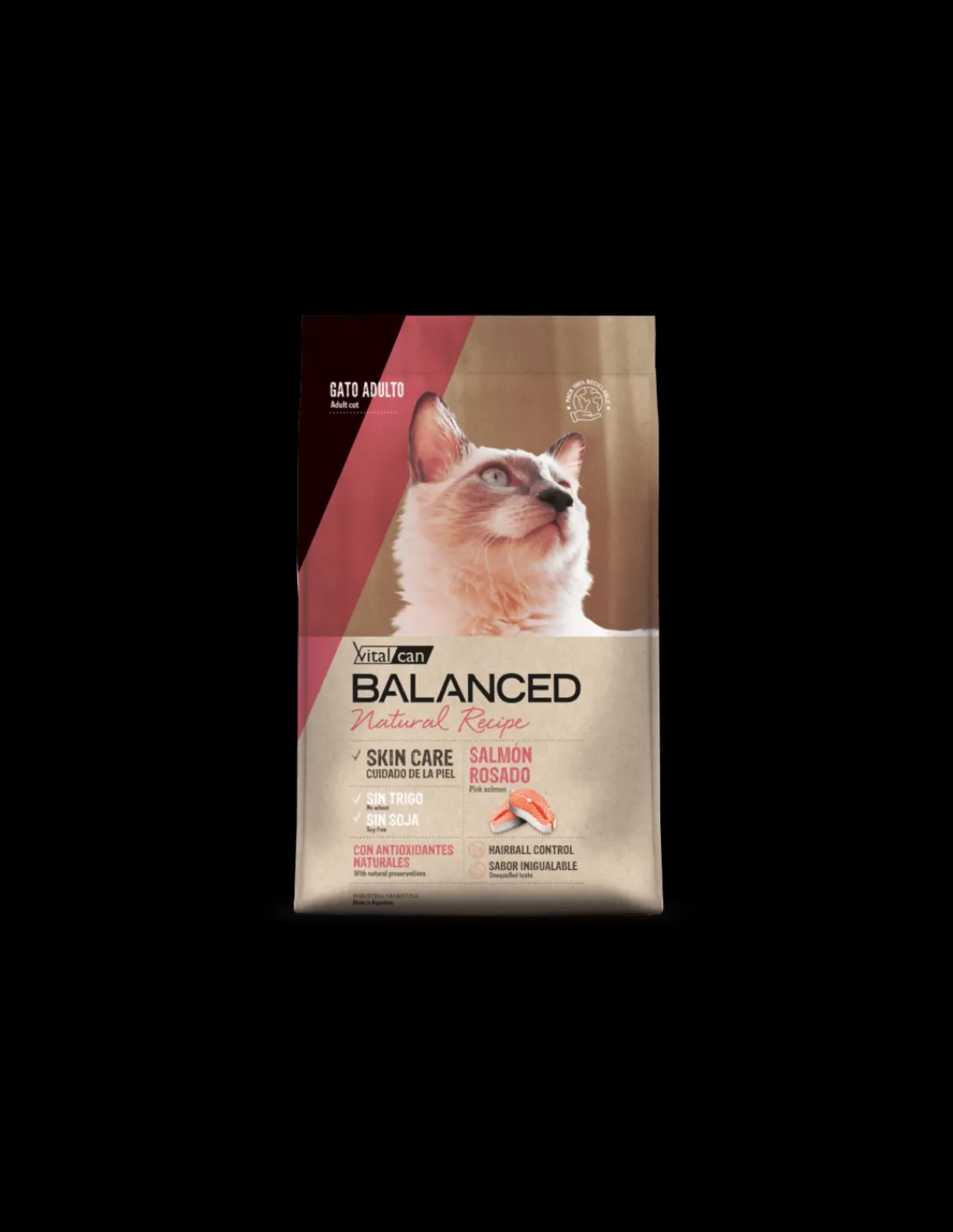 Balanced Gato Natural Recipe Salmon 3 kg.*Vitalcan Online