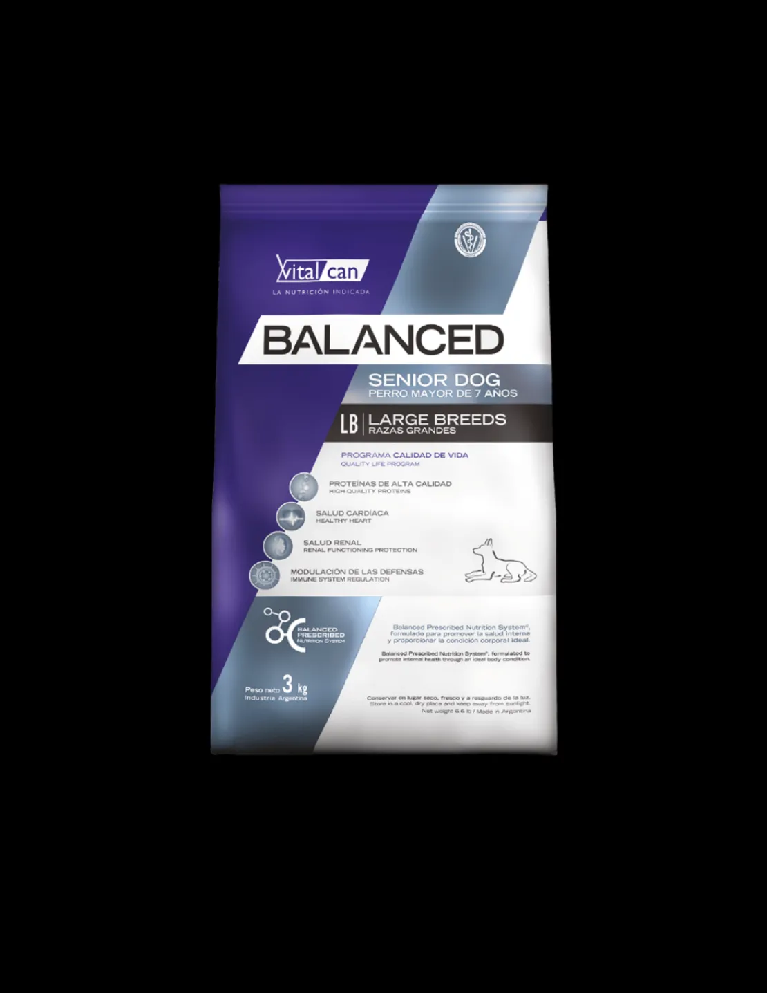 Balanced Senior Large 3 kg.*Vitalcan Best