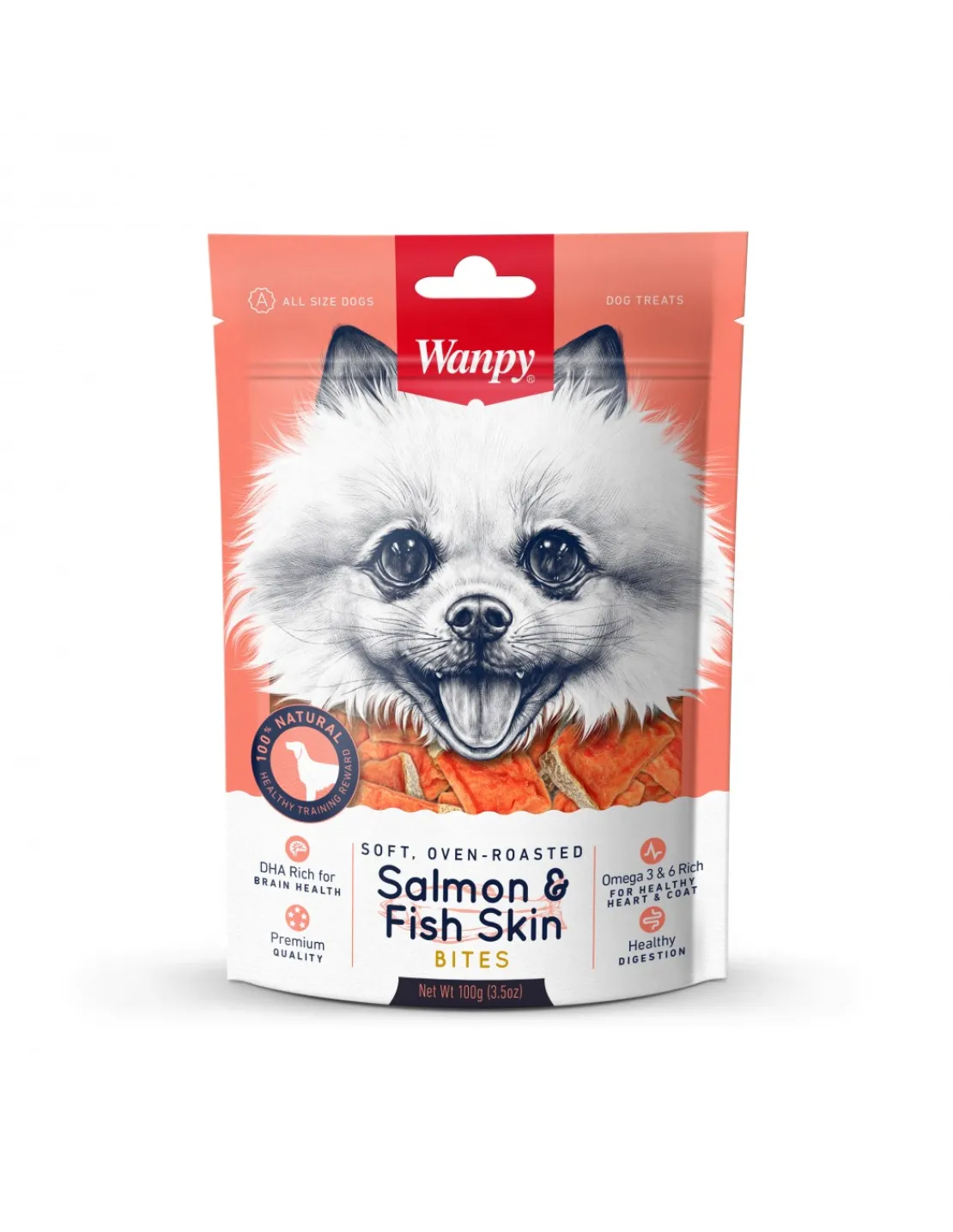 Bites Salmon 100 grs.*Wanpy Clearance