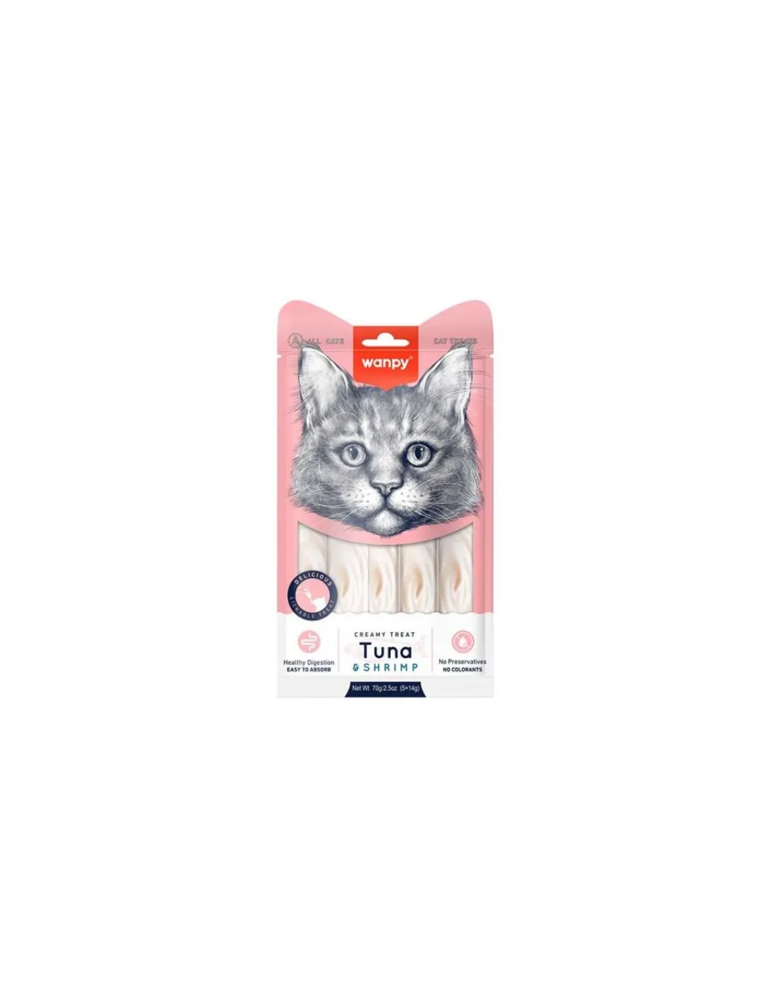 Creamy Treat Tuna & Shrimp 70 grs.*Wanpy Best