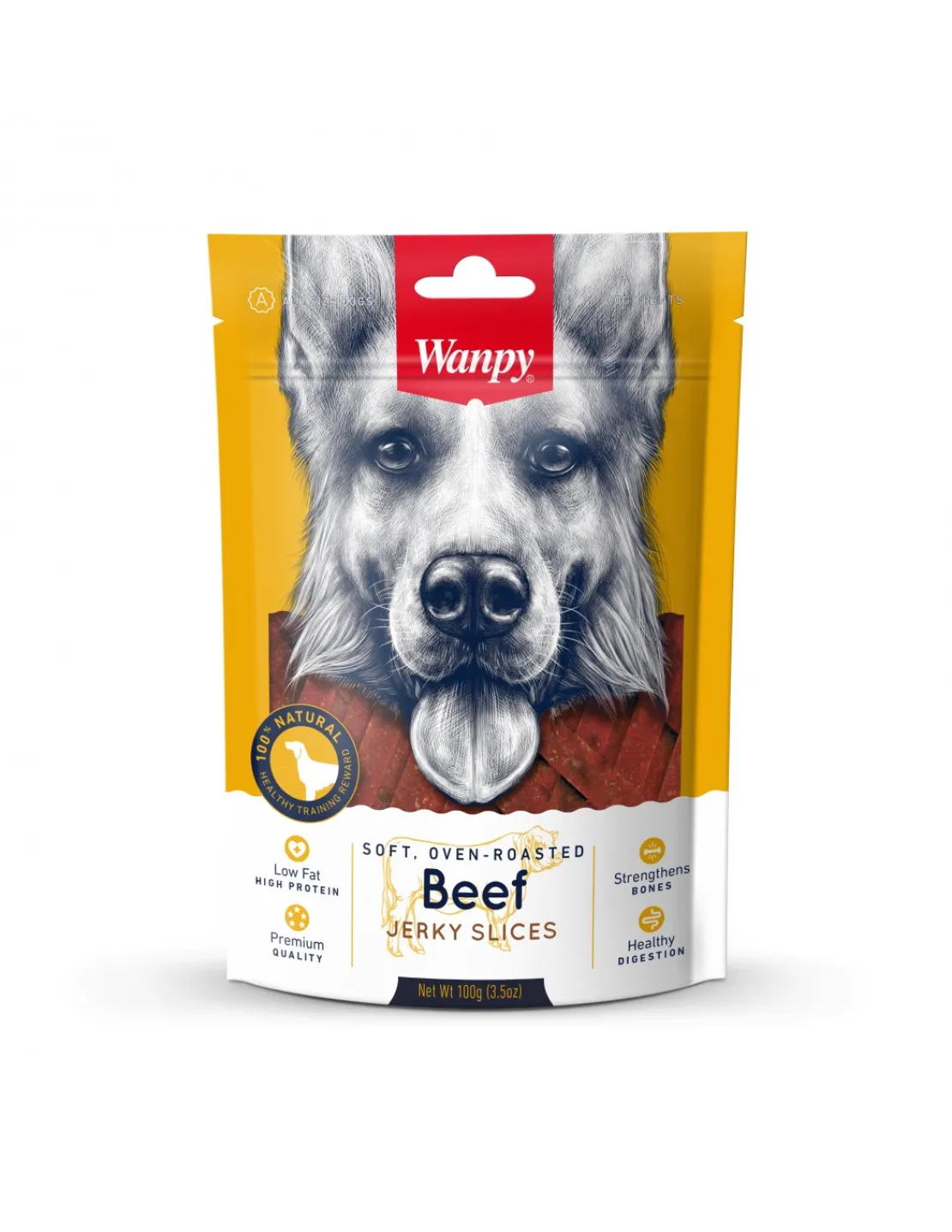 Jerky Slices Beef 100 grs.*Wanpy Hot