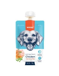 Tasty Meat Paste Chicken Carrot & Pea Perros 90 grs.*Wanpy Discount