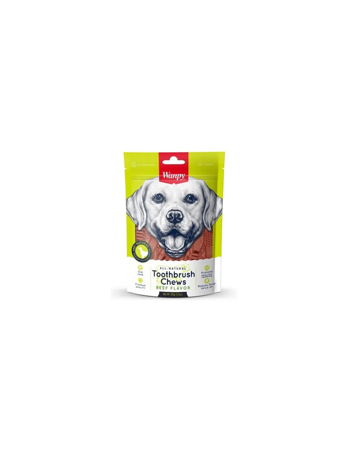Toothbrush Chews Beef 100 grs.*Wanpy Sale